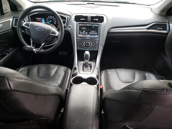 2014 Ford Fusion Titanium with VIN 3FA6P0K93ER380255, listed as a Copart auction lot 44349395 with 175,562 mi miles and Salvage Title. Bid and sale history available at DreamBid. Image 8.