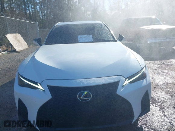2022 Lexus IS 350 F Sport with VIN JTHGZ1B21N5050374, listed as a IAAI auction lot 41241870 with 25,122 mi miles and . Bid and sale history available at DreamBid. Image 12.