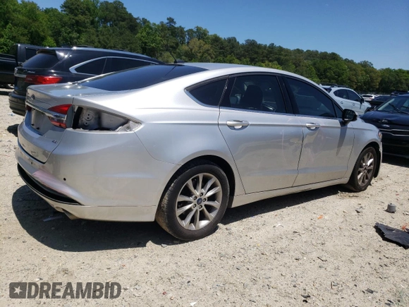 2017 Ford Fusion SE с VIN 3FA6P0H72HR390608, выставлен на аукционе Copart как лот 58021565 с пробегом 101 590 миль миль и Списание • Salvage title. История ставок и продаж доступна на DreamBid. Изображение 3.