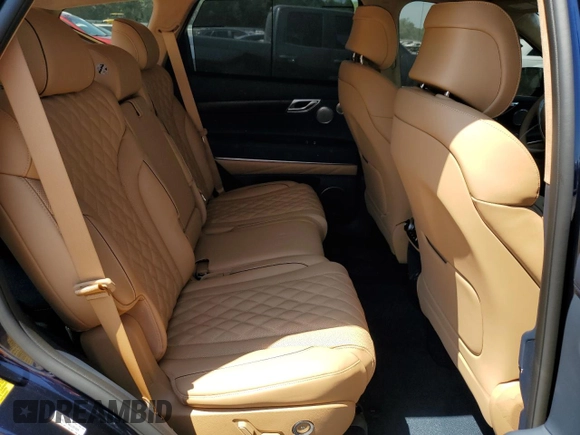 2024 Genesis GV80 with VIN KMUHCESC9RU197445, listed as a Copart auction lot 58260184 with Not Provided miles and Salvage Title. Bid and sale history available at DreamBid. Image 11.