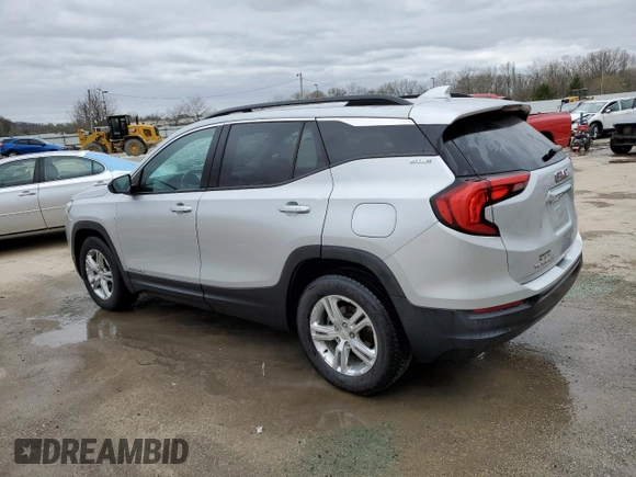 2018 GMC Terrain SLE with VIN 3GKALMEV8JL241255, listed as a Copart auction lot 51135005 with 116,170 mi miles and Salvage Title. Bid and sale history available at carsss.com. Image 2.