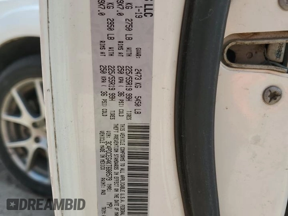 2019 Dodge Journey GT with VIN 3C4PDCEG4KT680579, listed as a Copart auction lot 63426515 with 145,809 mi miles and Salvage title. Bid and sale history available at DreamBid. Image 13.