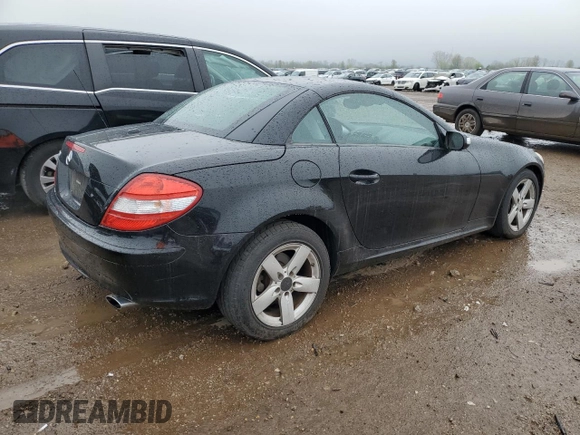 2008 Mercedes-Benz SLK 280 with VIN WDBWK54F18F174893, listed as a Copart auction lot 53960075 with 69,567 mi miles and Salvage title. Bid and sale history available at DreamBid. Image 3.