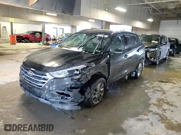 2018 Hyundai Tucson SEL Plus with VIN KM8J33A40JU722637, listed as a Copart auction lot 46035195 with 90,319 mi miles and Salvage Title. Bid and sale history available at carsss.com. Image 11.