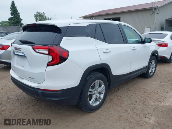 2023 GMC Terrain SLE with VIN 3GKALTEG4PL198456, listed as a IAAI auction lot 42522734 with 18,557 mi miles and . Bid and sale history available at DreamBid. Image 4.