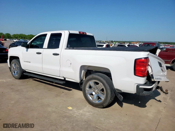 2018 Chevrolet Silverado 1500 Custom with VIN 1GCRCPEH8JZ243851, listed as a Copart auction lot 52632695 with 186,609 mi miles and Salvage Title. Bid and sale history available at carsss.com. Image 2.