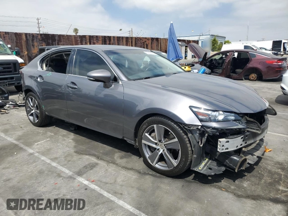 2016 Lexus GS 350 with VIN JTHBZ1BL6GA002480, listed as a Copart auction lot 55603185 with 8,540 mi miles and Salvage title. Bid and sale history available at DreamBid. Image 4.