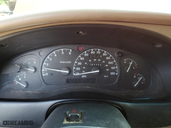 1998 Ford Ranger XL with VIN 1FTYR10C4WPB03883, listed as a Copart auction lot 64930944 with 257,722 mi miles and Salvage Title. Bid and sale history available at carsss.com. Image 9.