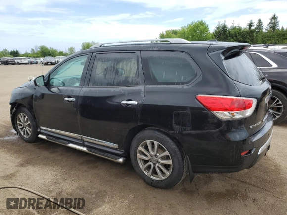 2015 Nissan Pathfinder SL with VIN 5N1AR2MM1FC691013, listed as a Copart auction lot 61550215 with 203,409 mi miles and Clean title. Bid and sale history available at DreamBid. Image 2.