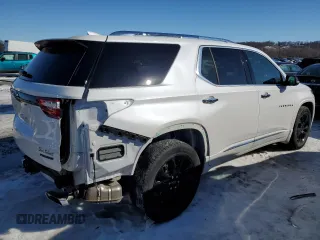 2021 Chevrolet Traverse Premier with VIN 1GNEVKKW4MJ238428, listed as a Copart auction lot 87751075 with 44,501 mi miles and Salvage title. Bid and sale history available at DreamBid. Image 3.