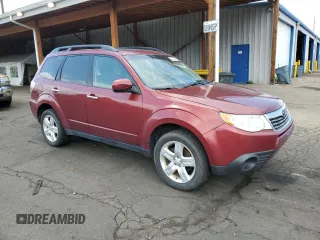 2009 Subaru Forester X with VIN JF2SH63609H795510, listed as a Copart auction lot 61041205 with 218,834 mi miles and Salvage title. Bid and sale history available at DreamBid. Image 4.