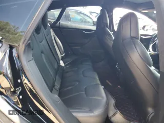 2017 Tesla Model S 100D with VIN 5YJSA1E28HF192397, listed as a Copart auction lot 55455995 with 90,534 mi miles and Salvage title. Bid and sale history available at DreamBid. Image 10.