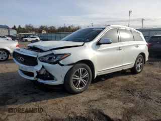 2019 Infiniti QX60 Pure z VIN 5N1DL0MM6KC507004, wystawiony jako Copart lot #52725255 z przebiegiem 101 000 mil mil oraz Szkoda całkowita • Salvage title. Historia ofert i sprzedaży dostępna na DreamBid. Obrazek 1.