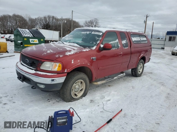 2000 Ford F-150 XL with VIN 1FTRX18L7YNA25693, listed as a Copart auction lot 88042925 with 142,415 mi miles and Clean Title. Bid and sale history available at carsss.com. Image 1.