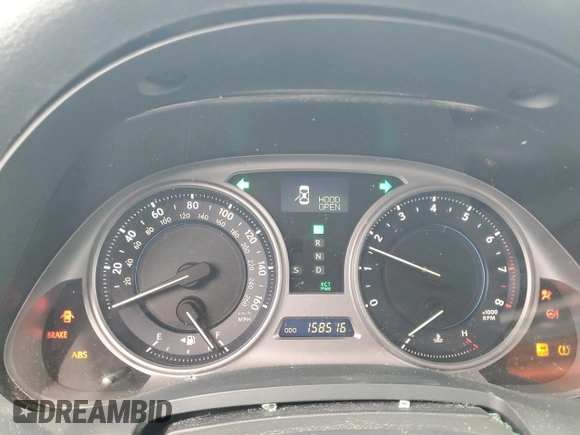 2010 Lexus IS 250 with VIN JTHBF5C21A5111287, listed as a Copart auction lot 53585745 with 158,516 mi miles and Salvage title. Bid and sale history available at DreamBid. Image 9.