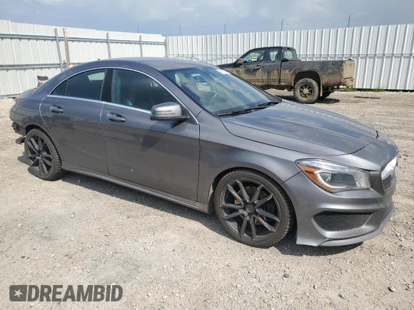 2016 Mercedes-Benz CLA 250 with VIN WDDSJ4GB6GN334928, listed as a Copart auction lot 61715785 with 209,186 mi miles and Salvage title. Bid and sale history available at DreamBid. Image 4.