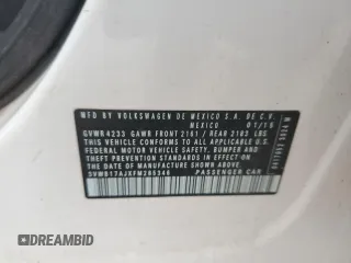 2015 Volkswagen Jetta Sport with VIN 3VWB17AJXFM285346, listed as a Copart auction lot 49756935 with 111,599 mi miles and Salvage title. Bid and sale history available at DreamBid. Image 12.