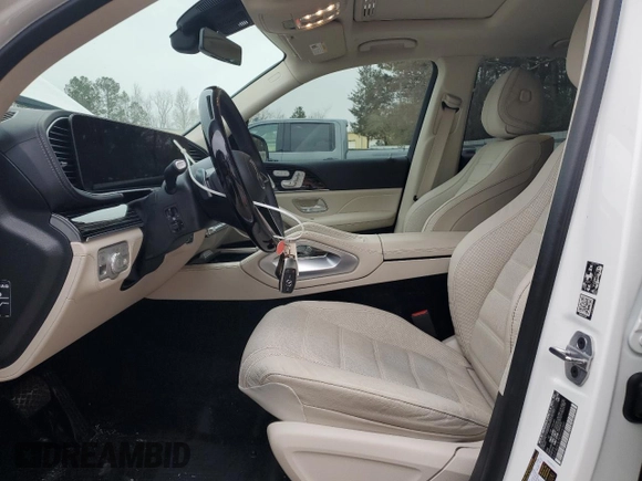 2024 Mercedes-Benz GLE 450 with VIN 4JGFB5KB7RB098389, listed as a Copart auction lot 45566685 with 18,283 mi miles and Salvage title. Bid and sale history available at DreamBid. Image 7.