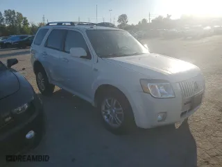 2009 Mercury Mariner Premier with VIN 4M2CU97G39KJ25322, listed as a Copart auction lot 75443854 with 112,050 mi miles and Salvage Title. Bid and sale history available at carsss.com. Image 4.