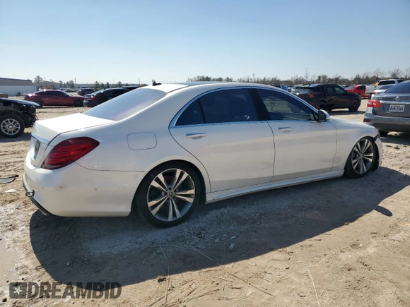 2015 Mercedes-Benz S 550 with VIN WDDUG8CB5FA074757, listed as a Copart auction lot 46002355 with 114,888 mi miles and Salvage Title. Bid and sale history available at carsss.com. Image 3.