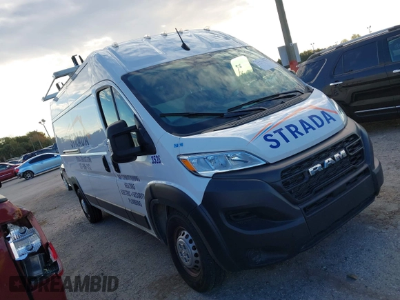2024 Ram ProMaster Cargo Tradesman with VIN 3C6LRVDG6RE108030, listed as a IAAI auction lot 41319552 with 10,337 mi miles and . Bid and sale history available at DreamBid. Image 13.
