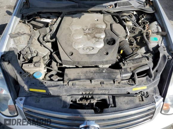 2005 Infiniti G35 with VIN JNKCV51E65M220201, listed as a Copart auction lot 78077374 with 170,754 mi miles and Salvage Title. Bid and sale history available at DreamBid. Image 11.
