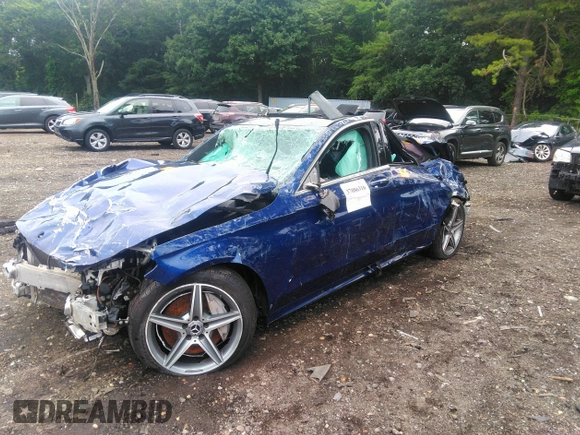 2017 Mercedes-Benz C 300 with VIN 55SWF4JBXHU211833, listed as a IAAI auction lot 37086316 with 74,885 mi miles and . Bid and sale history available at carsss.com. Image 2.