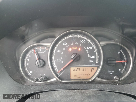 2017 Toyota Yaris L with VIN VNKKTUD30HA079209, listed as a Copart auction lot 56860105 with 104,742 mi miles and Salvage title. Bid and sale history available at DreamBid. Image 9.