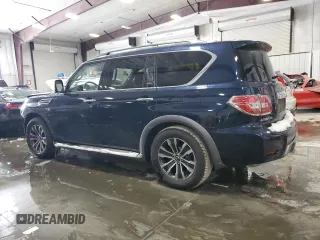 2020 Nissan Armada SL with VIN JN8AY2NC5L9621959, listed as a Copart auction lot 87372274 with 91,532 mi miles and Salvage Title. Bid and sale history available at carsss.com. Image 2.