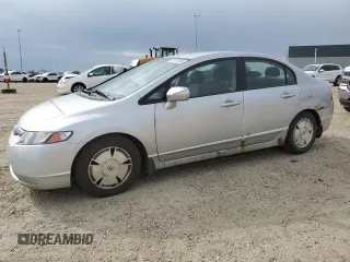 2007 Honda Civic with VIN JHMFA36227S801608, listed as a Copart auction lot 63914385 with 294,933 mi miles and Salvage title. Bid and sale history available at DreamBid. Image 1.