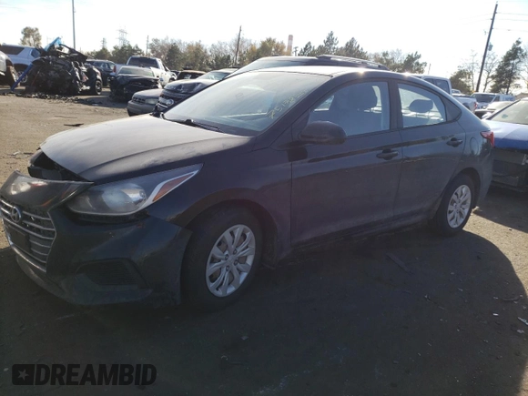 2019 Hyundai Accent SE with VIN 3KPC24A3XKE057713, listed as a Copart auction lot 75178533 with 116,050 mi miles. Bid and sale history available at carsss.com. Image 1.
