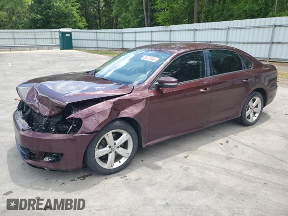 2013 Volkswagen Passat S with VIN 1VWAP7A35DC032218, listed as a Copart auction lot 56232645 with 222,722 mi miles and Salvage title. Bid and sale history available at DreamBid. Image 1.