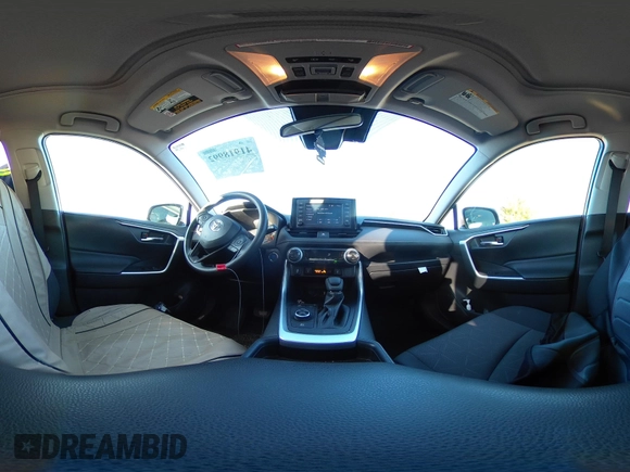 2019 Toyota RAV4 Hybrid XLE with VIN JTMRWRFV0KD013274, listed as a IAAI auction lot 41918992 with 97,850 mi miles. Bid and sale history available at carsss.com. Image 20.