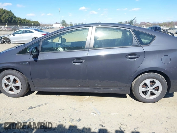 2012 Toyota Prius One with VIN JTDKN3DU5C5507573, listed as a IAAI auction lot 41887602 with 142,708 mi miles. Bid and sale history available at carsss.com. Image 14.