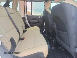 2020 Jeep Wrangler Unlimited Sahara with VIN 1C4HJXEN7LW165137, listed as a Copart auction lot 64458345 with 82,553 mi miles and Salvage title. Bid and sale history available at DreamBid. Image 10.