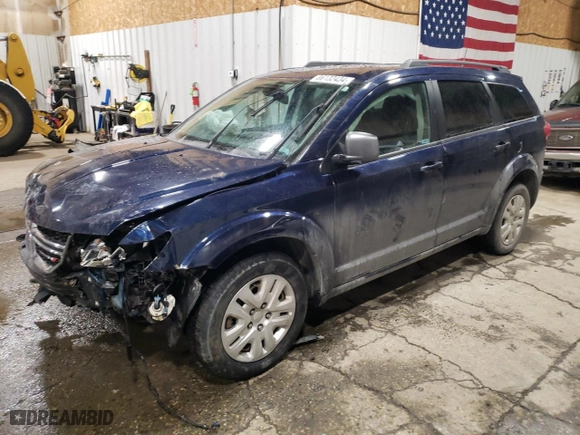 2018 Dodge Journey SE with VIN 3C4PDDAG0JT530186, listed as a Copart auction lot 86132434 with NaN miles and Salvage Title. Bid and sale history available at carsss.com. Image 1.