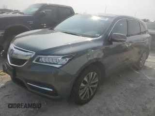 2015 Acura MDX Technology with VIN 5FRYD4H48FB019605, listed as a Copart auction lot 59329405 with 128,888 mi miles and Salvage title. Bid and sale history available at DreamBid. Image 1.