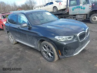 2024 BMW X3 xDrive30i with VIN WBX57DP08RN253956, listed as a IAAI auction lot 41679381 with 10,347 mi miles. Bid and sale history available at carsss.com. Image 1.