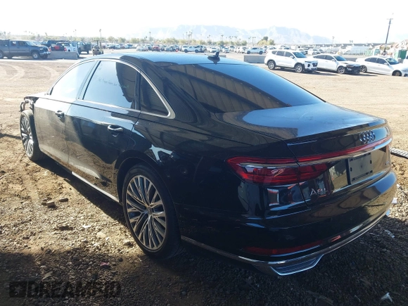 2019 Audi A8 L with VIN WAU8DAF83KN002810, listed as a IAAI auction lot 41588169 with 64,323 mi miles. Bid and sale history available at carsss.com. Image 3.
