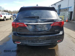 2014 Acura MDX Advance with VIN 5FRYD4H83EB041321, listed as a Copart auction lot 53057295 with Not Provided miles and Salvage Title. Bid and sale history available at DreamBid. Image 6.