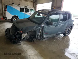 2016 Jeep Renegade Trailhawk z VIN ZACCJBCT6GPD51673, wystawiony jako Copart lot #56514105 z przebiegiem 70 891 mil mil oraz Szkoda całkowita • Salvage title. Historia ofert i sprzedaży dostępna na DreamBid. Obrazek 1.