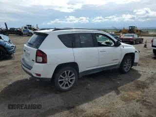 2016 Jeep Compass Sport with VIN 1C4NJDBB7GD725574, listed as a Copart auction lot 58993135 with Not provided miles and Salvage title. Bid and sale history available at DreamBid. Image 3.