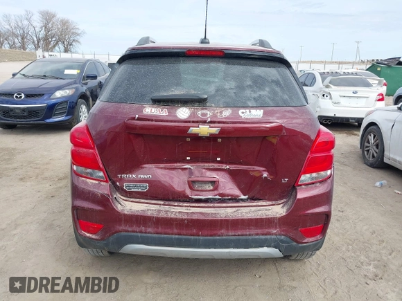 2017 Chevrolet Trax LT with VIN 3GNCJPSB5HL262068, listed as a IAAI auction lot 41904657 with 132,559 mi miles. Bid and sale history available at carsss.com. Image 16.