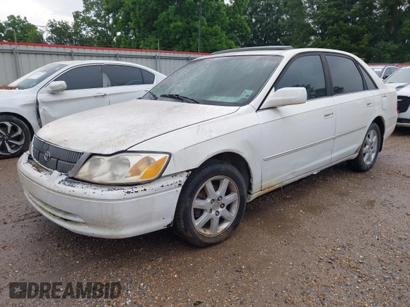 2001 Toyota Avalon XL z VIN 4T1BF28B31U182971, wystawiony jako IAAI lot #42276391 z przebiegiem 226 582 mil mil oraz . Historia ofert i sprzedaży dostępna na DreamBid. Obrazek 2.