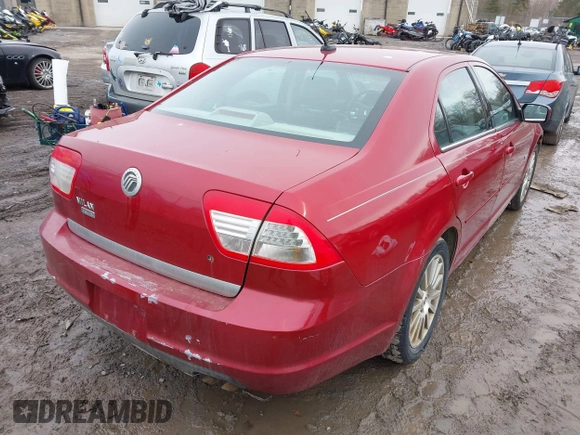 2008 Mercury Milan Premier with VIN 3MEHM08Z08R658048, listed as a IAAI auction lot 41785611 with 187,944 mi miles and . Bid and sale history available at DreamBid. Image 4.