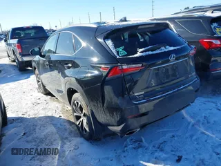 2015 Lexus NX 200t with VIN JTJBARBZ5F2017389, listed as a IAAI auction lot 41317357 with 183,399 mi miles. Bid and sale history available at carsss.com. Image 3.