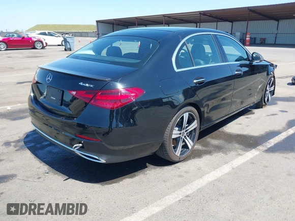 2022 Mercedes-Benz C 300 with VIN W1KAF4HB4NR011074, listed as a IAAI auction lot 42077950 with 16,438 mi miles and . Bid and sale history available at DreamBid. Image 4.