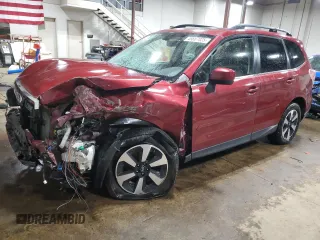 2018 Subaru Forester Limited with VIN JF2SJARC5JH468061, listed as a Copart auction lot 49667025 with 0 mi miles and Salvage Title. Bid and sale history available at carsss.com. Image 1.