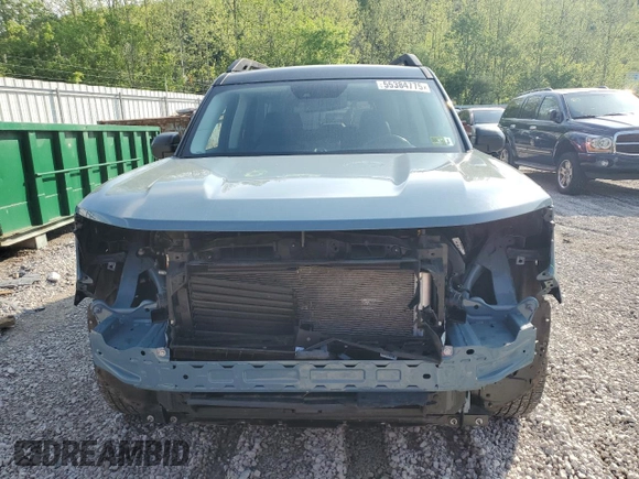 2023 Ford Bronco Sport Outer Banks with VIN 3FMCR9C68PRD15464, listed as a Copart auction lot 55384775 with 29,413 mi miles and Salvage title. Bid and sale history available at DreamBid. Image 5.