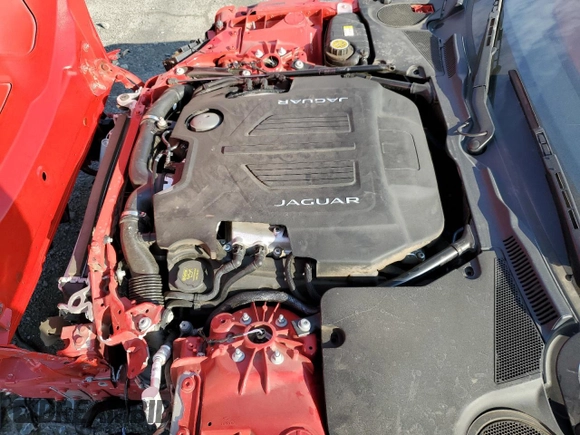 2022 Jaguar F-Type with VIN SAJD55FE3NCK77770, listed as a Copart auction lot 48916255 with Not Provided miles and Salvage Title. Bid and sale history available at DreamBid. Image 11.